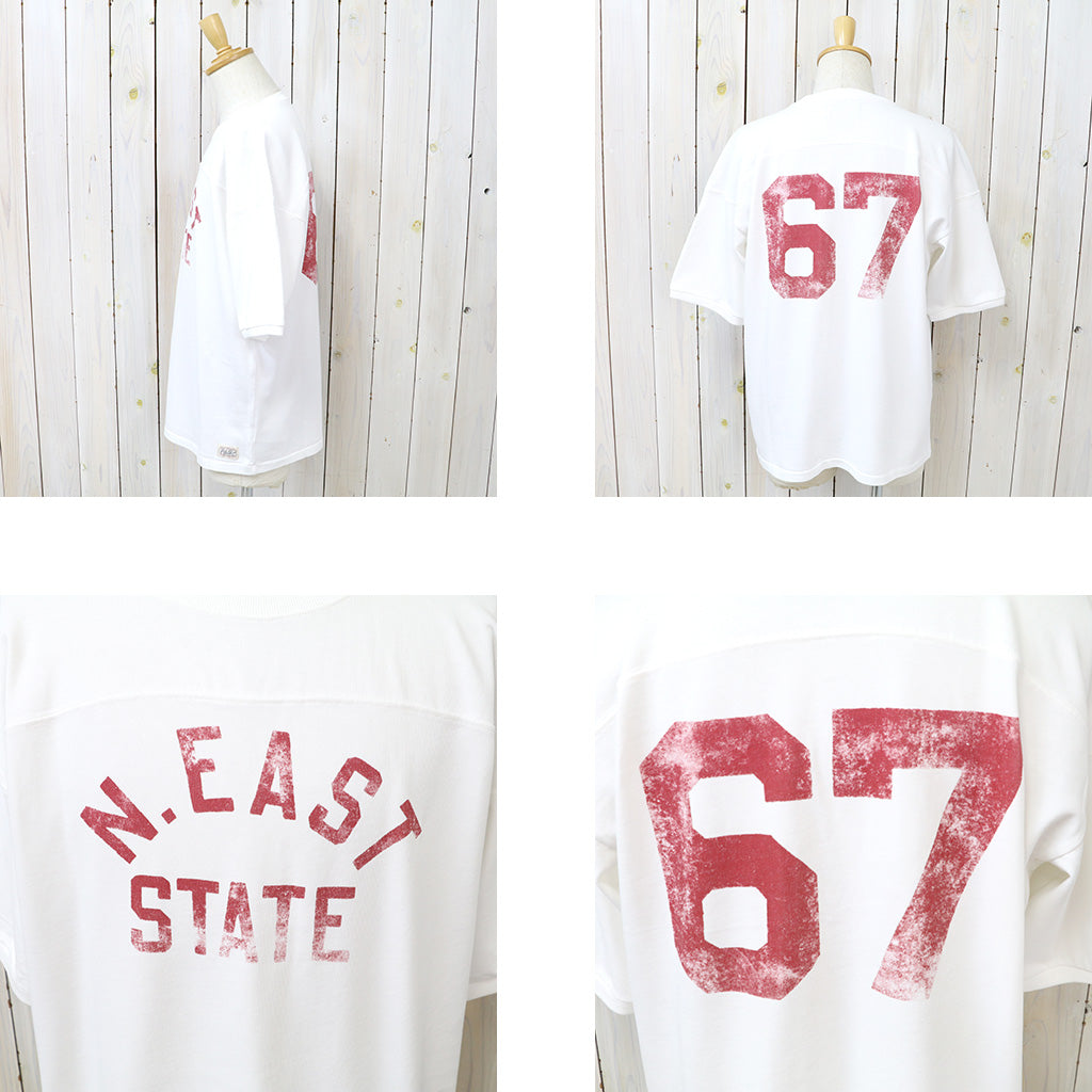 POLO RALPH LAUREN : リラックスフィット フットボール Tシャツ (CERAMIC WHITE)