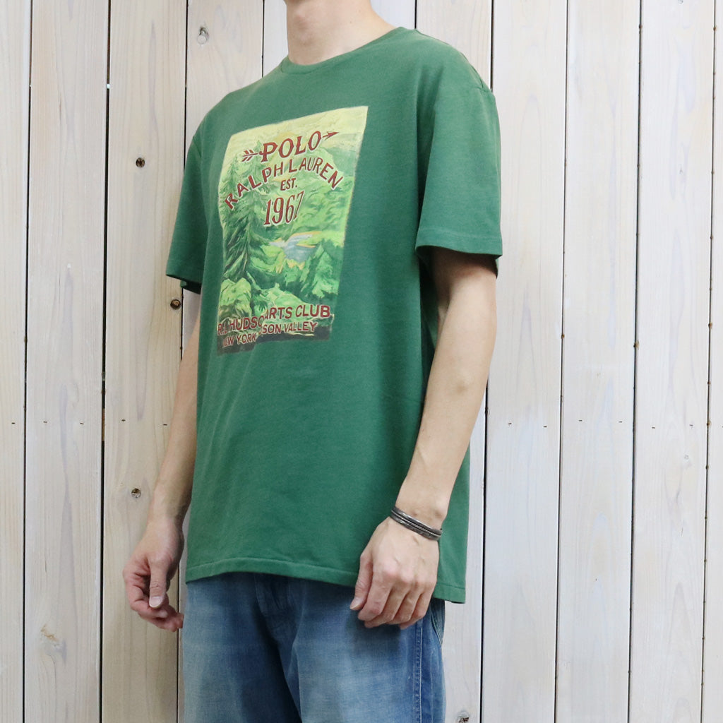 【SALE30%OFF】POLO RALPH LAUREN : クラシックフィット シーズナル グラフィック Tシャツ (GRASS GREEN)
