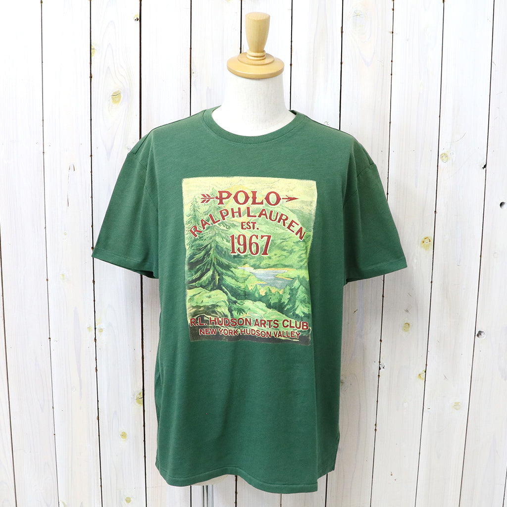 【SALE30%OFF】POLO RALPH LAUREN : クラシックフィット シーズナル グラフィック Tシャツ (GRASS GREEN)
