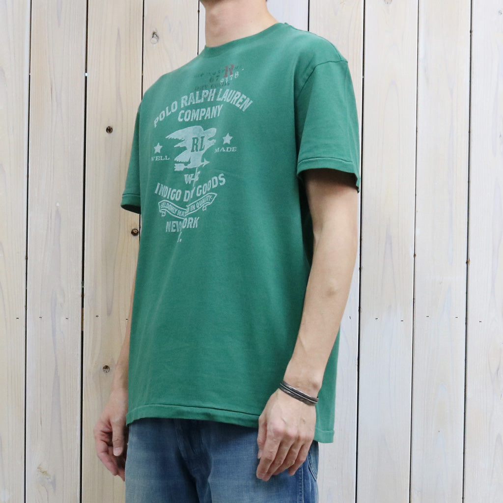 POLO RALPH LAUREN : クラシックフィット シーズナル グラフィック Tシャツ (ANTIQUE GREEN)