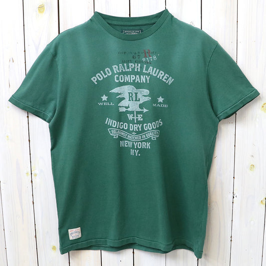 POLO RALPH LAUREN : クラシックフィット シーズナル グラフィック Tシャツ (ANTIQUE GREEN)
