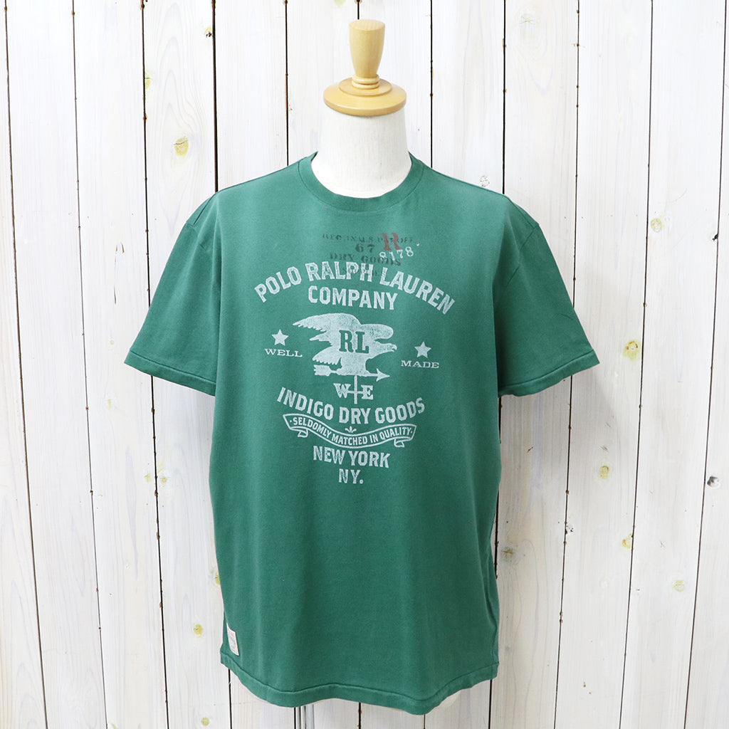 POLO RALPH LAUREN : クラシックフィット シーズナル グラフィック Tシャツ (ANTIQUE GREEN)