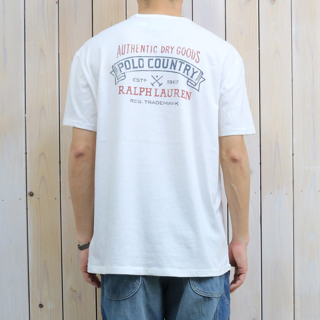 【SALE30%OFF】POLO RALPH LAUREN : クラシックフィット シーズナル グラフィック Tシャツ (WHITE)