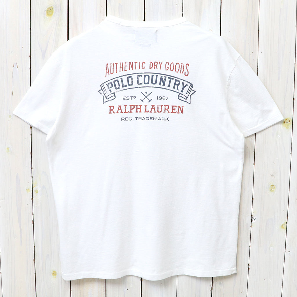 【SALE30%OFF】POLO RALPH LAUREN : クラシックフィット シーズナル グラフィック Tシャツ (WHITE)