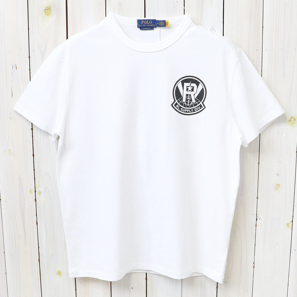 【SALE30%OFF】POLO RALPH LAUREN : リラックスフィット ヘビーウェイト グラフィック Tシャツ (WHITE)
