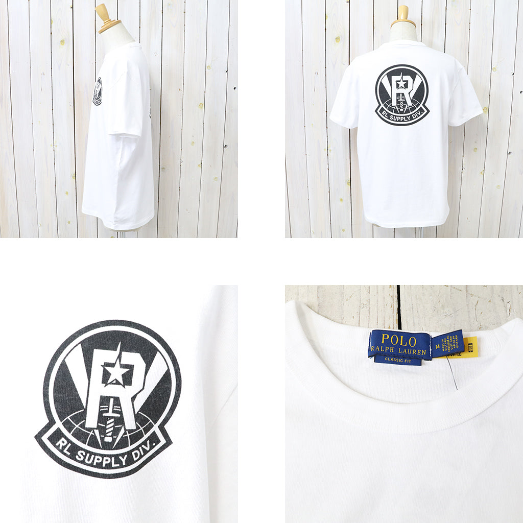 POLO RALPH LAUREN : リラックスフィット ヘビーウェイト グラフィック Tシャツ (WHITE)