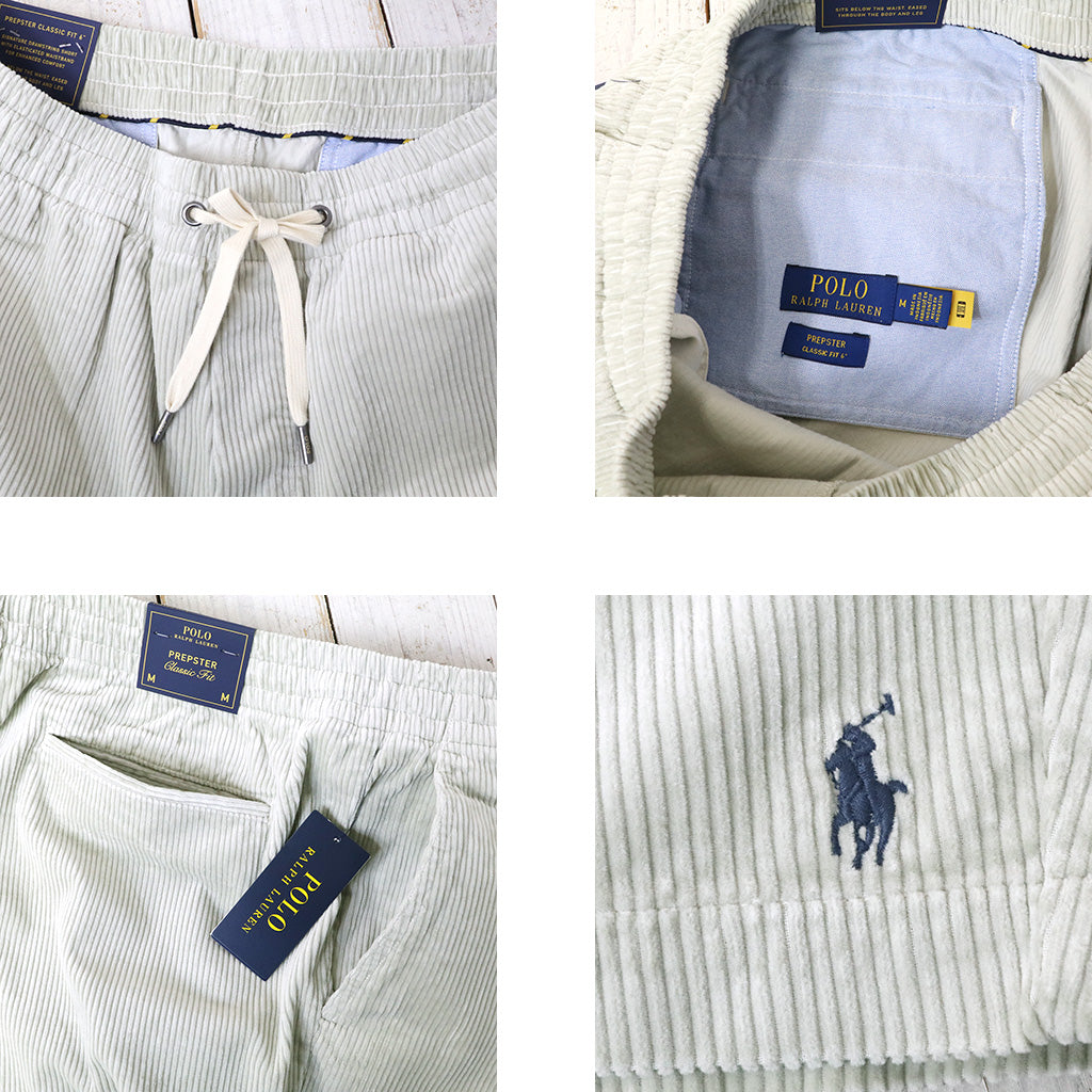 POLO RALPH LAUREN : 6-Inch POLO PREPSTER CORDUROY SHORT (WARM WHITE)
