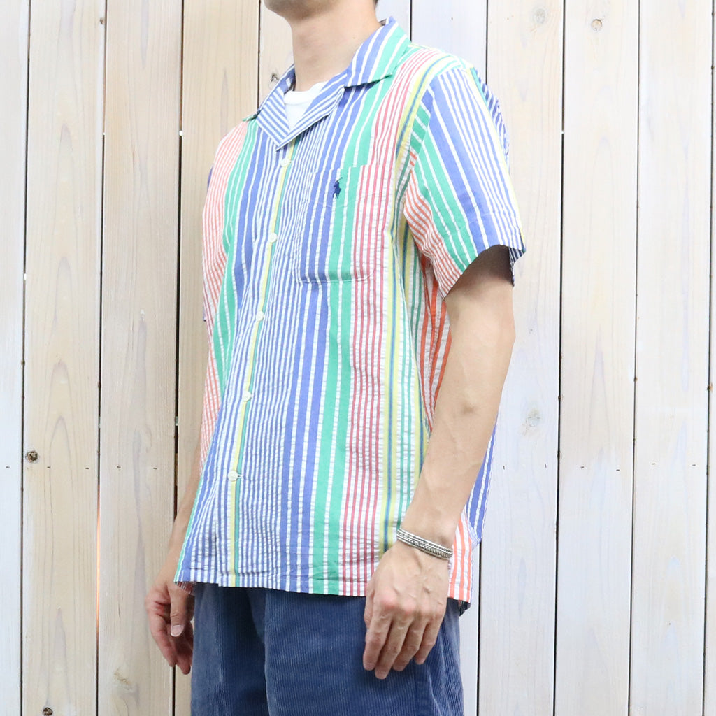 POLO RALPH LAUREN : クラシックフィット ストライプ シアサッカー シャツ (MULTI)