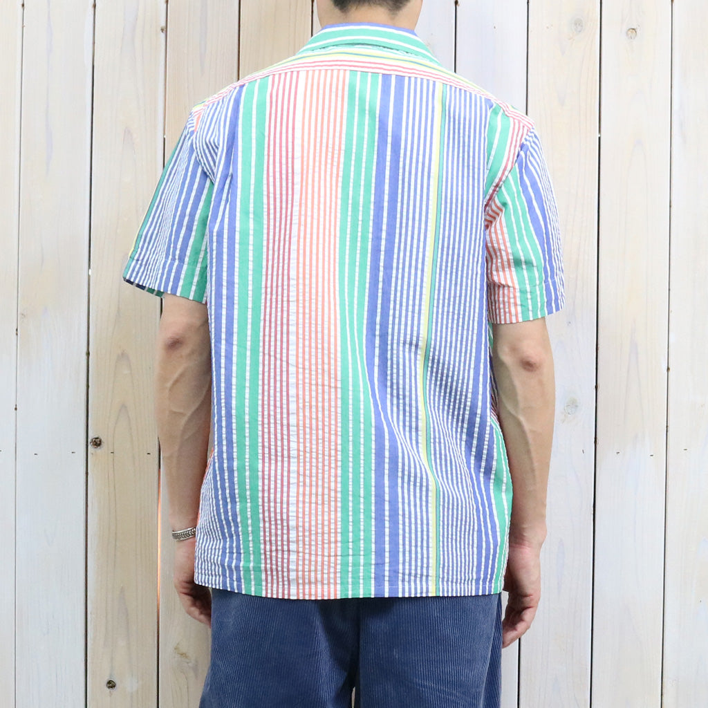 POLO RALPH LAUREN : クラシックフィット ストライプ シアサッカー シャツ (MULTI)
