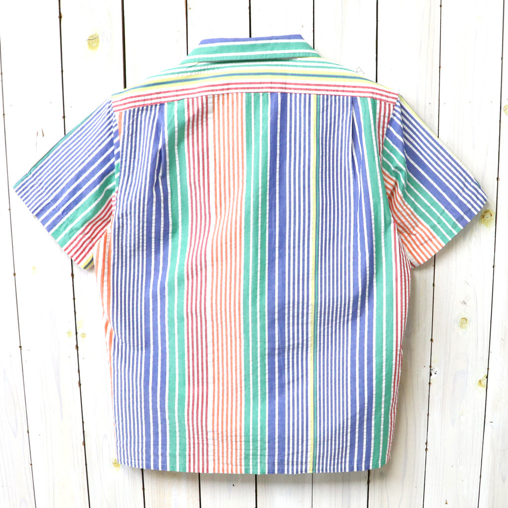 POLO RALPH LAUREN : クラシックフィット ストライプ シアサッカー シャツ (MULTI)