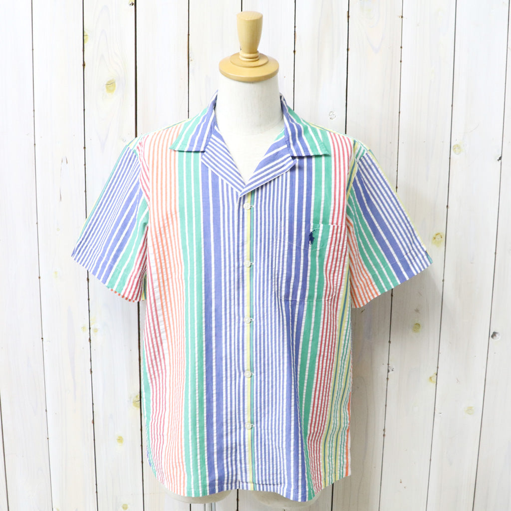 POLO RALPH LAUREN : クラシックフィット ストライプ シアサッカー シャツ (MULTI)