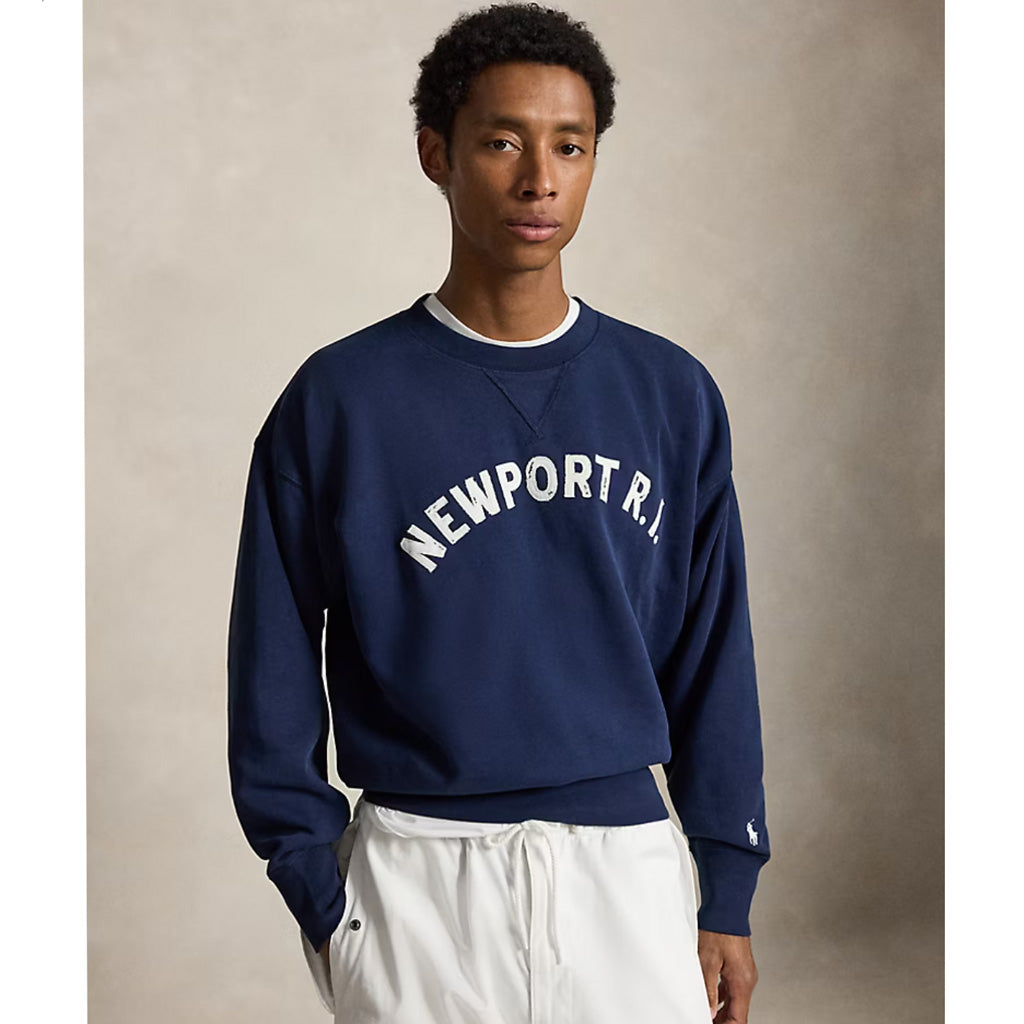 POLO RALPH LAUREN : VINTAGE FIT GRAPHIC CREW NECK SWEAT