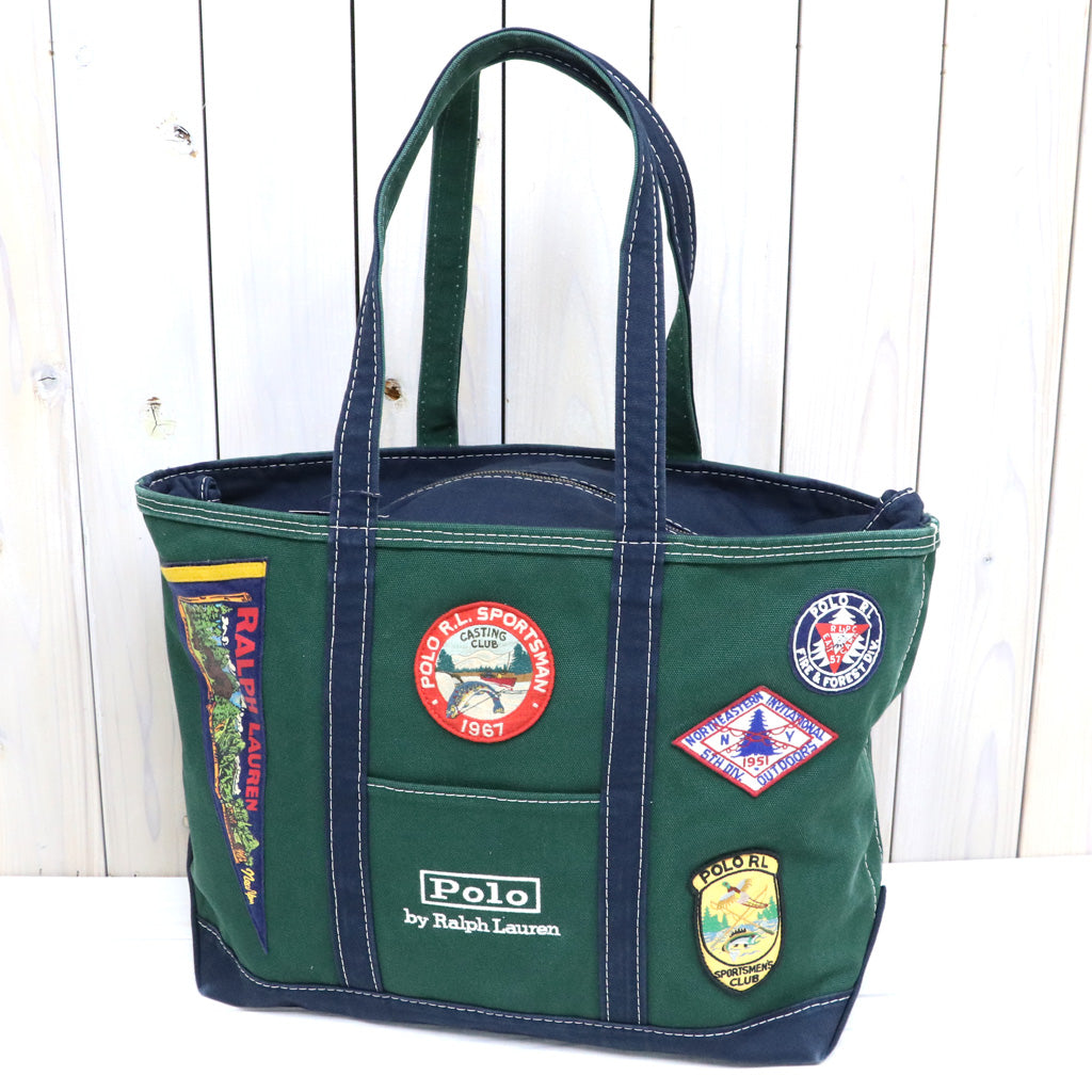 POLO RALPH LAUREN : PATCH ICON CANVAS TOTE