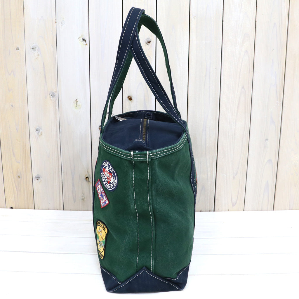 POLO RALPH LAUREN : PATCH ICON CANVAS TOTE