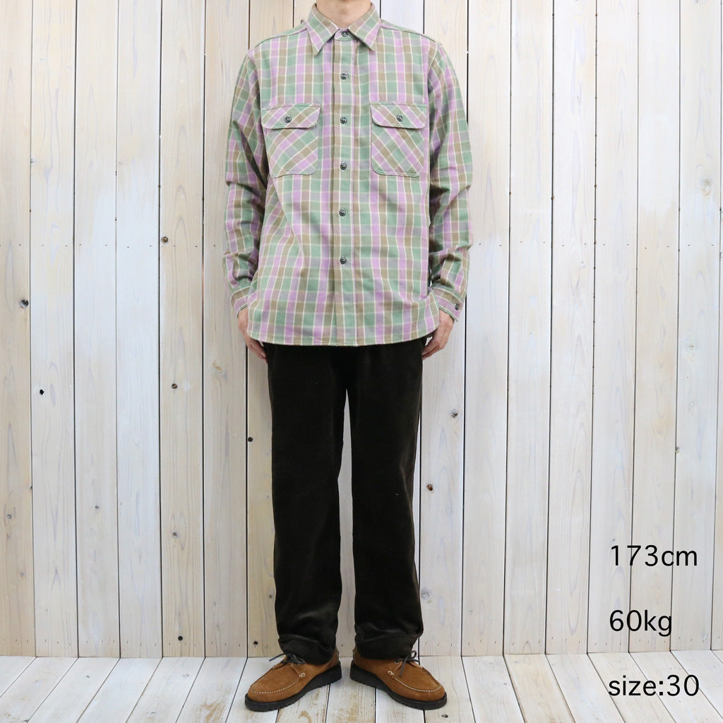 POLO RALPH LAUREN : RELAXED FIT CORDUROY WHITMAN CHINO PLEATED PANTS (DARK BEECH)