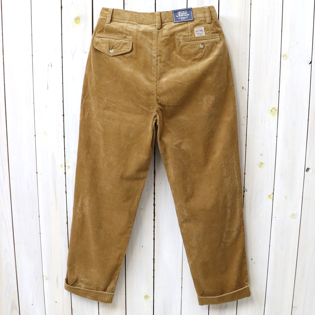 POLO RALPH LAUREN : RELAXED FIT CORDUROY WHITMAN CHINO PLEATED