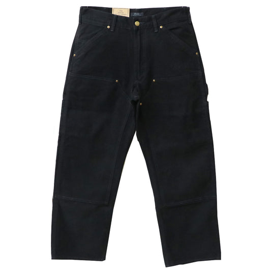 POLO RALPH LAUREN : RELAXED FIT DUNGAREE PANEL PANTS (POLO BLACK)