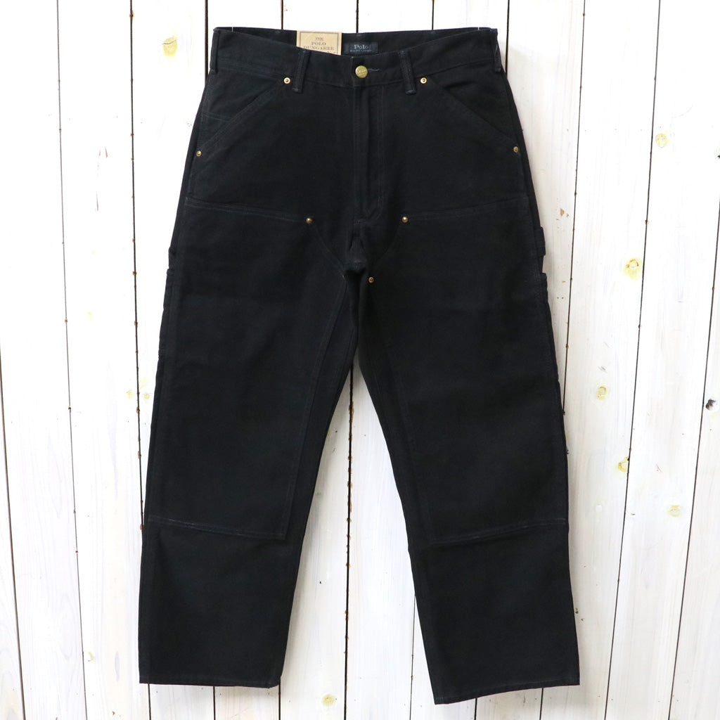 POLO RALPH LAUREN : RELAXED FIT DUNGAREE PANEL PANTS (POLO BLACK)