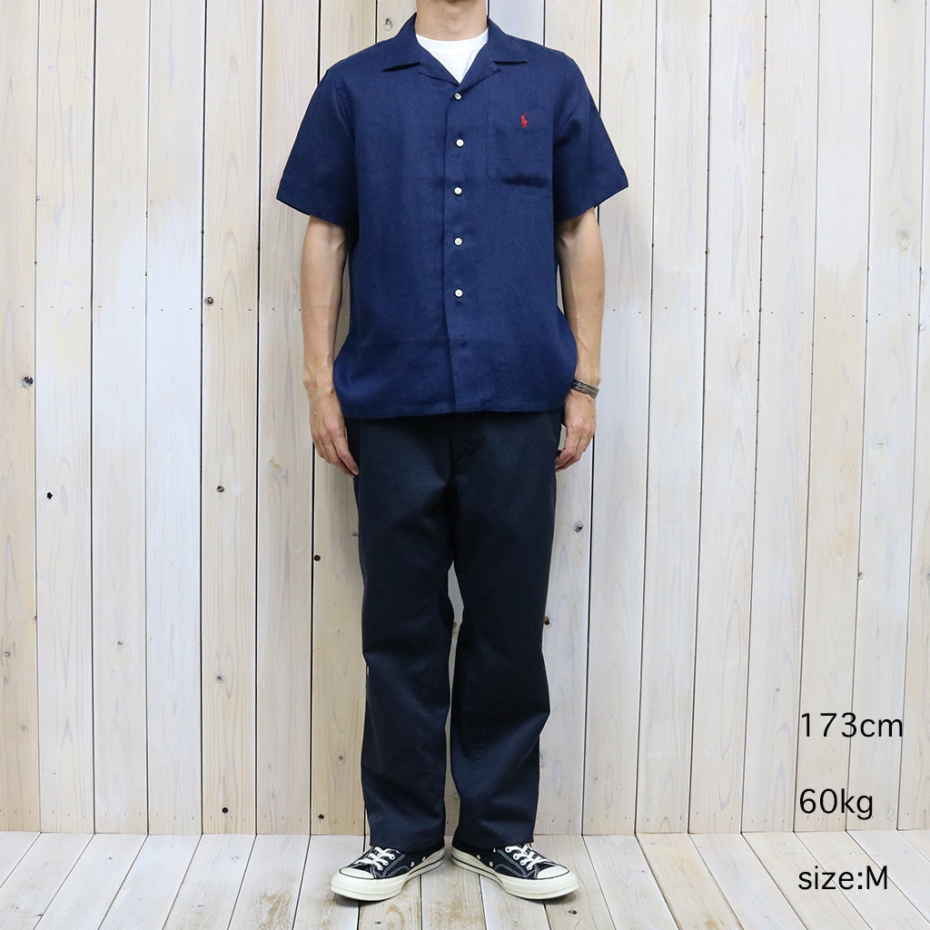 POLO RALPH LAUREN『クラシックフィット リネン キャンプシャツ』(NEWPORT NAVY)