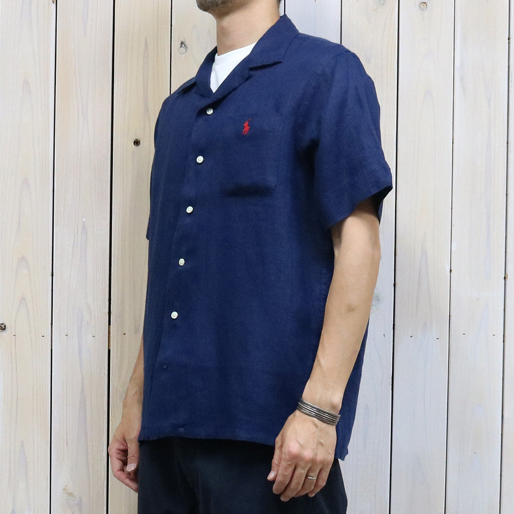 POLO RALPH LAUREN『クラシックフィット リネン キャンプシャツ』(NEWPORT NAVY)