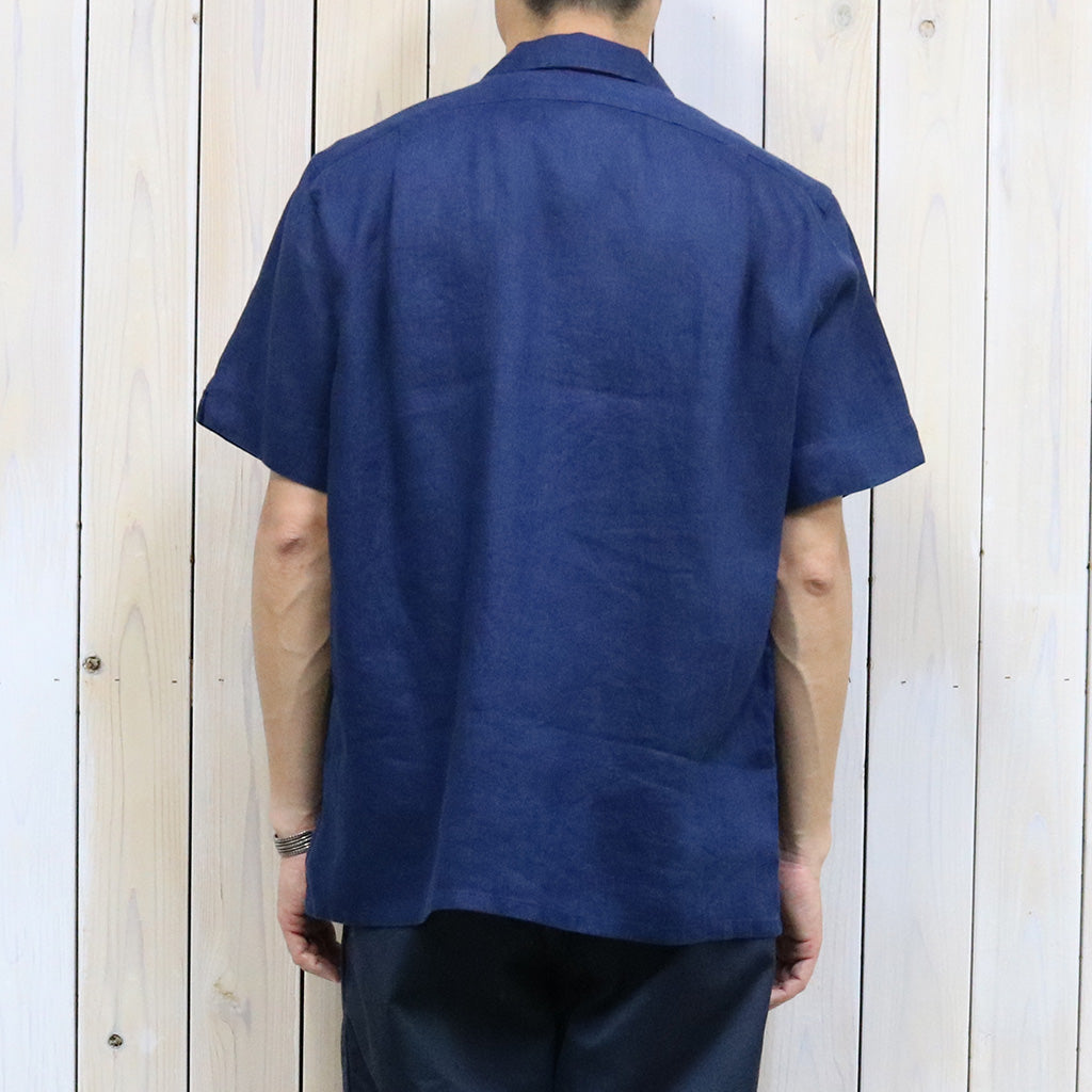 POLO RALPH LAUREN『クラシックフィット リネン キャンプシャツ』(NEWPORT NAVY)