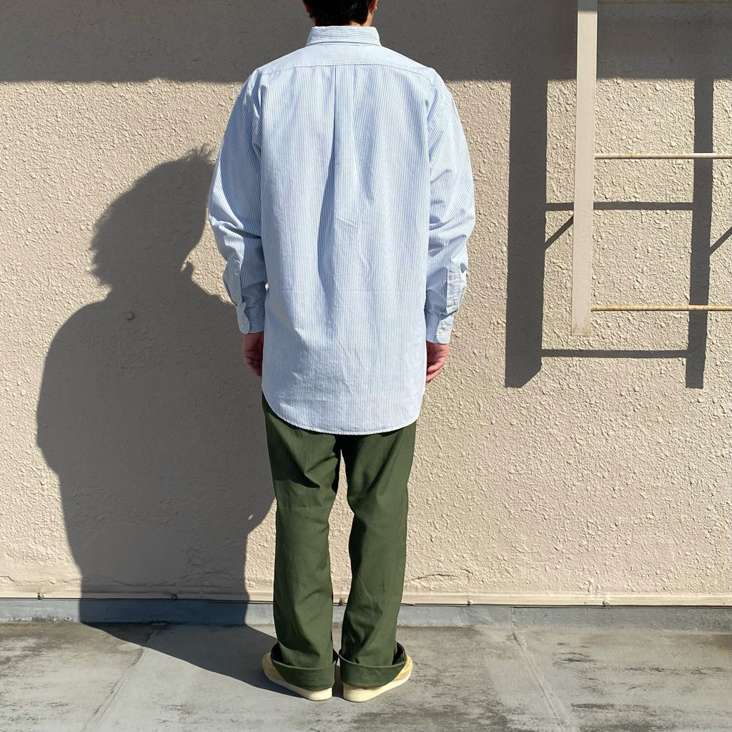POLO RALPH LAUREN『ビッグ オックスフォードシャツ』(BLUE/WHITE)