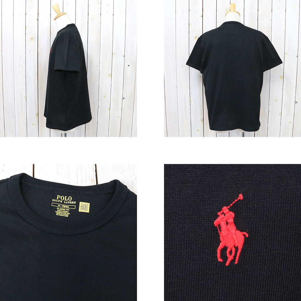 POLO RALPH LAUREN『クラシックフィット ヘビーウェイト Tシャツ』(BLACK)