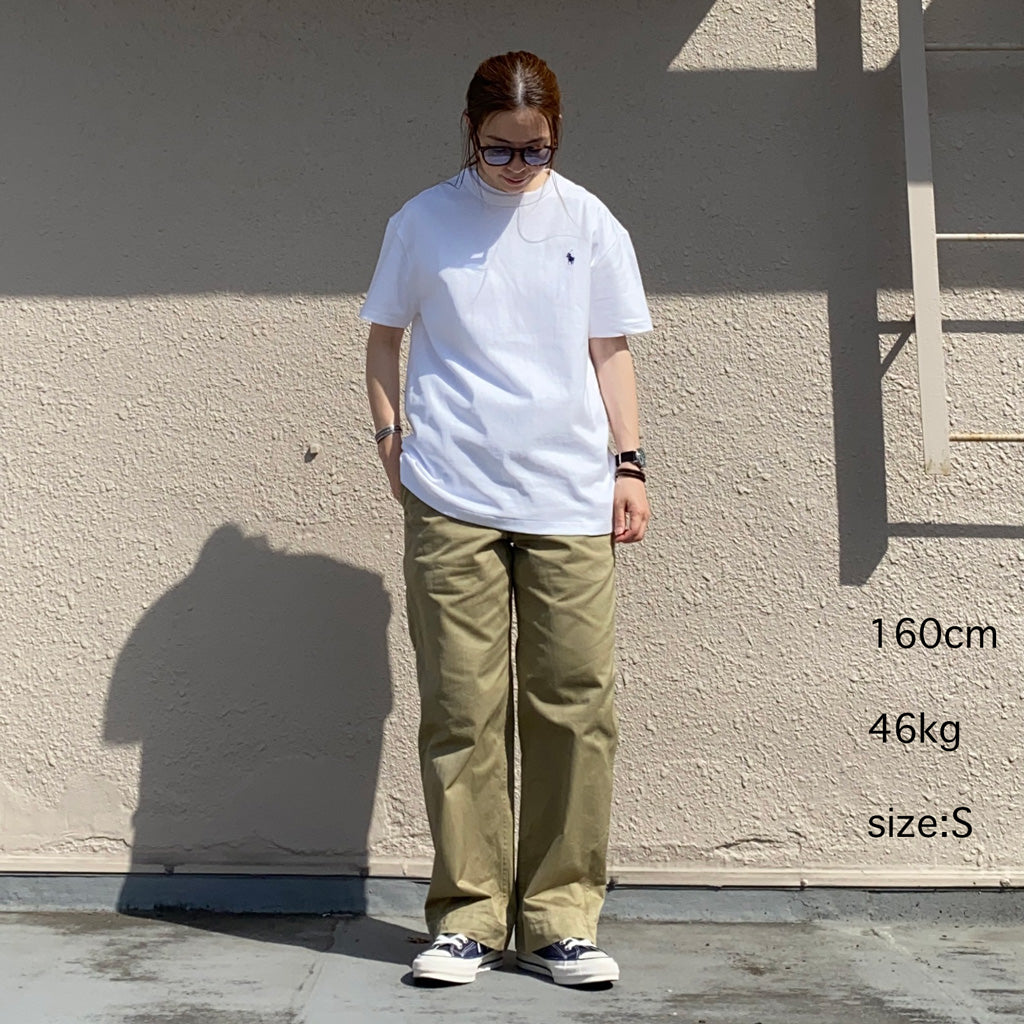POLO RALPH LAUREN『クラシックフィット ヘビーウェイト Tシャツ』(WHITE)