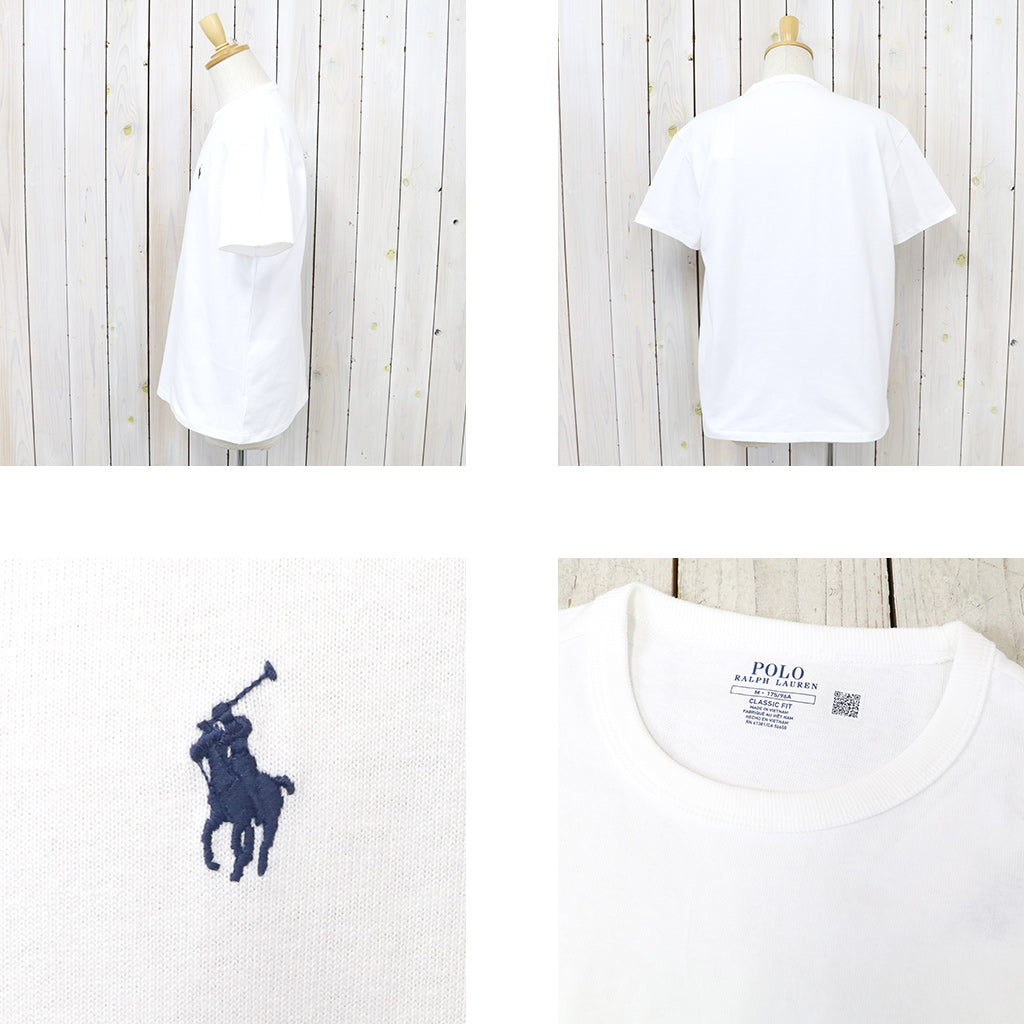 POLO RALPH LAUREN『クラシックフィット ヘビーウェイト Tシャツ』(WHITE)