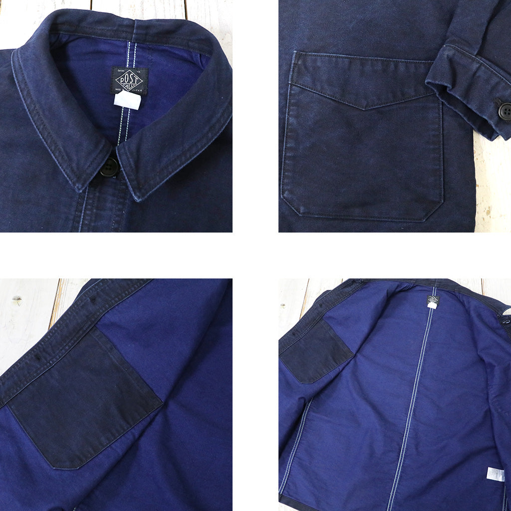 POST O'ALLS『POS-Travail』(black indigo)