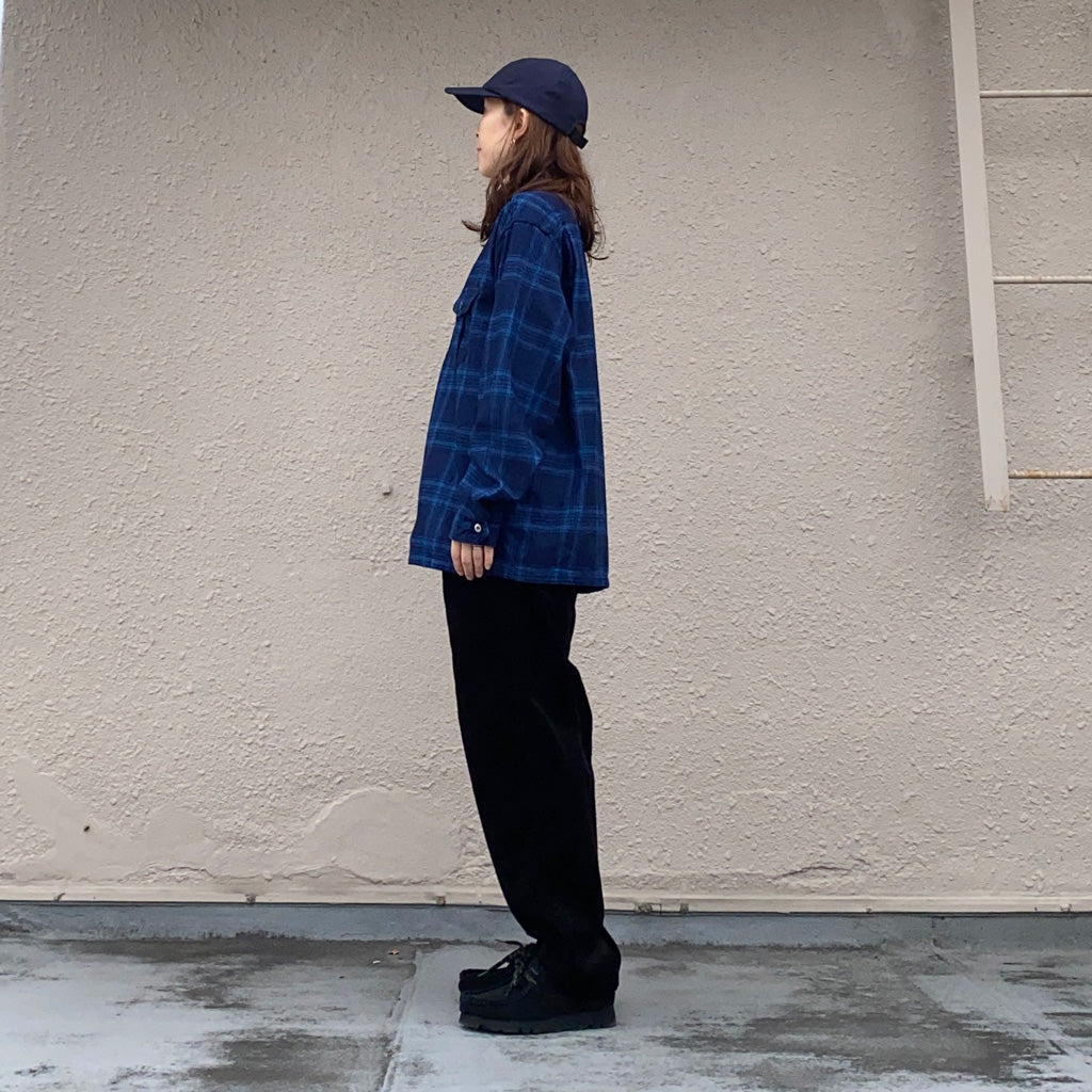 POST O'ALLS『New Shirt』(indigo check 2)