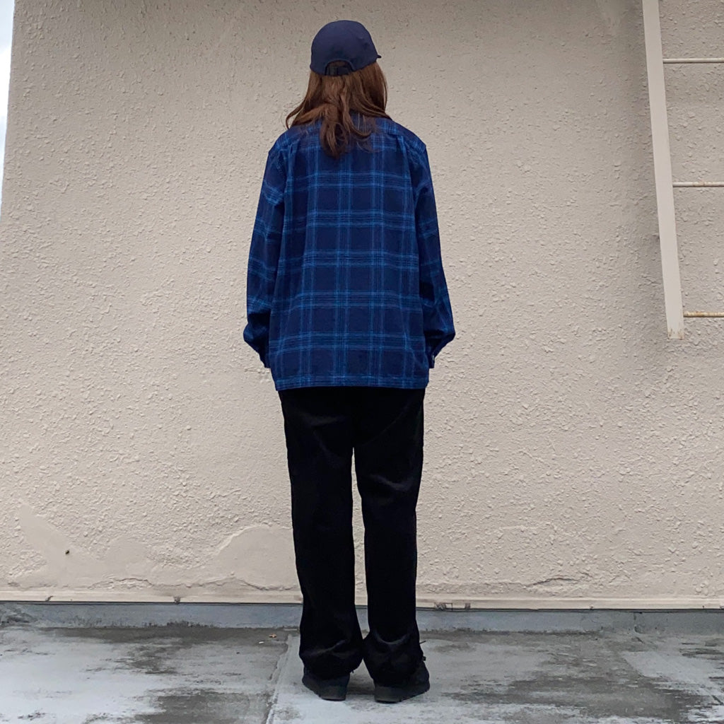 POST O'ALLS『New Shirt』(indigo check 2)