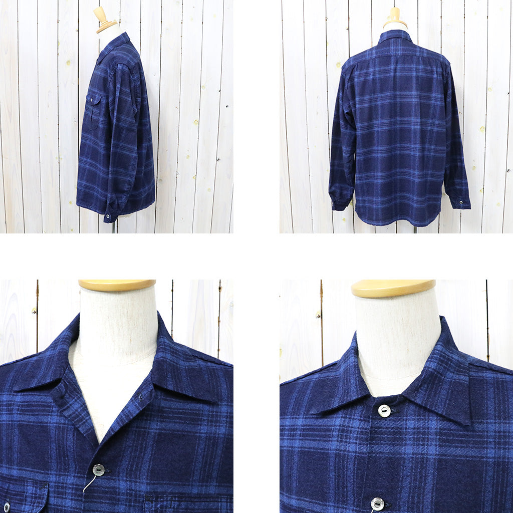 POST O'ALLS『New Shirt』(indigo check 2)