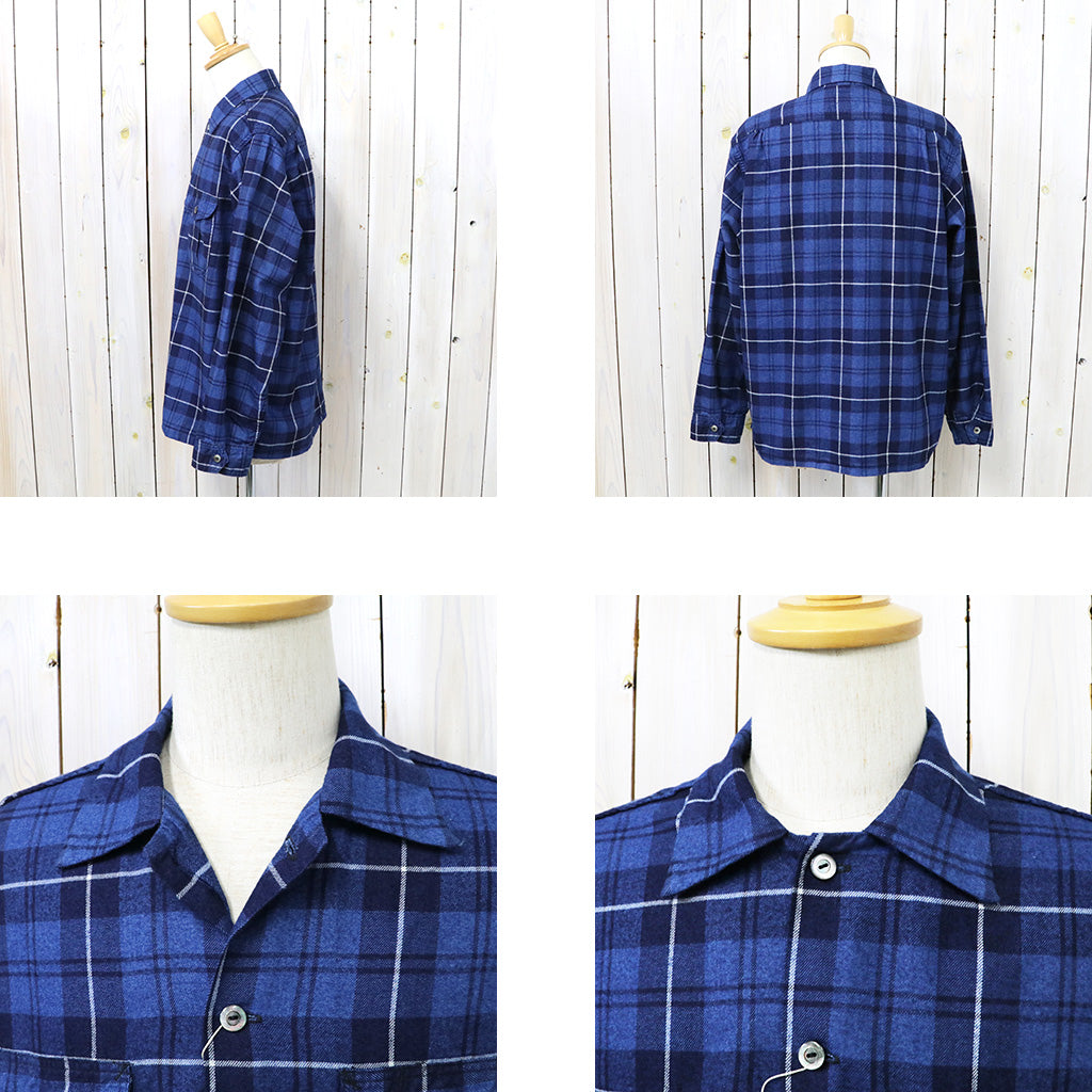 POST O'ALLS『New Shirt』(indigo check 3)