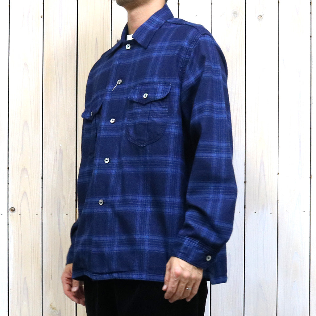 POST O'ALLS『New Shirt』(indigo check 2)