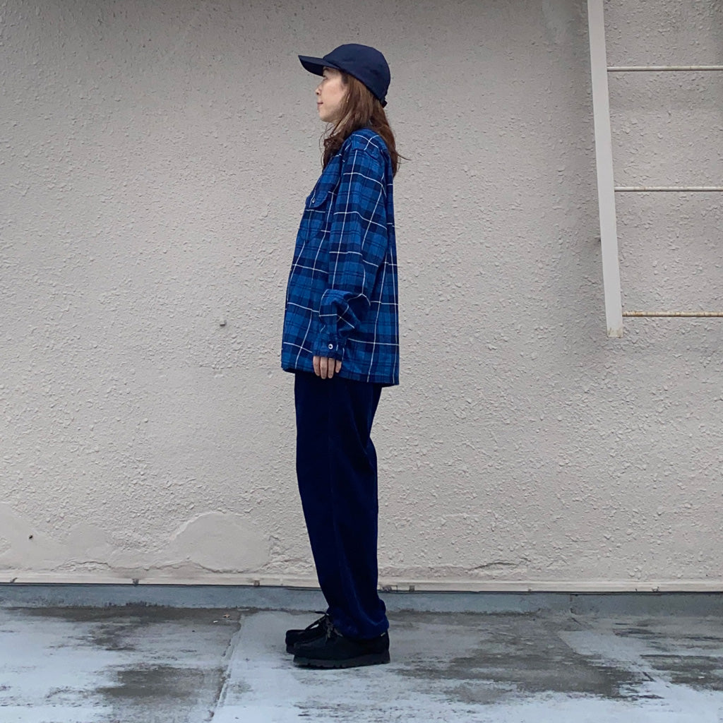 POST O'ALLS『New Shirt』(indigo check 3)