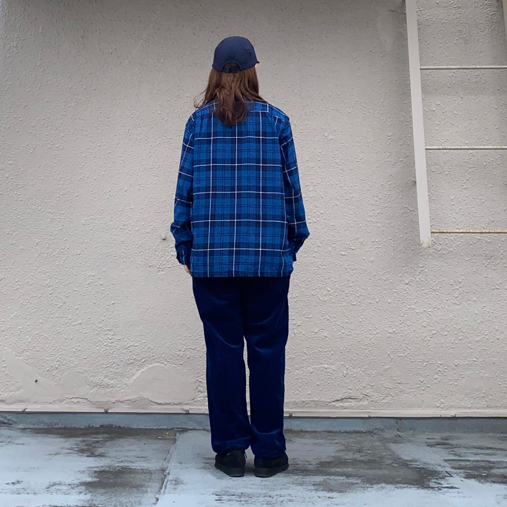 POST O'ALLS『New Shirt』(indigo check 3)