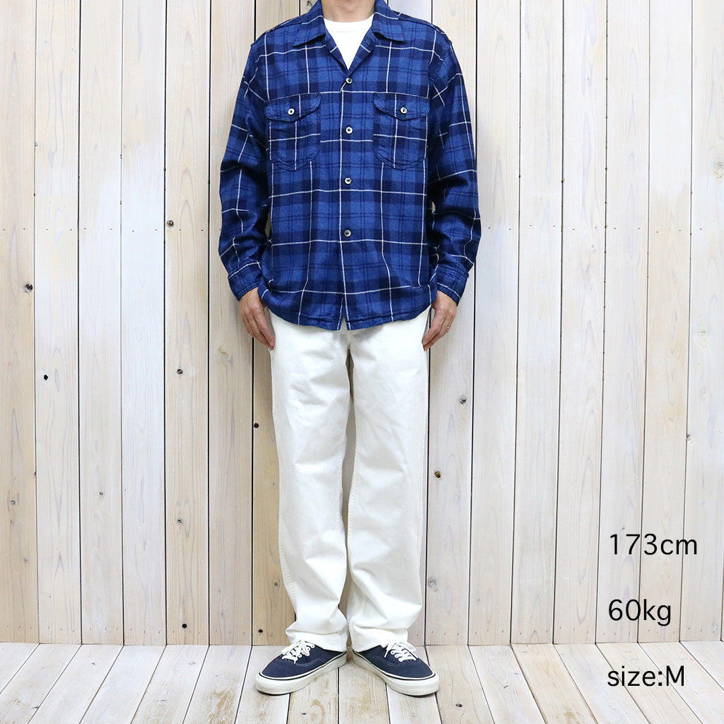 POST O'ALLS『New Shirt』(indigo check 3)