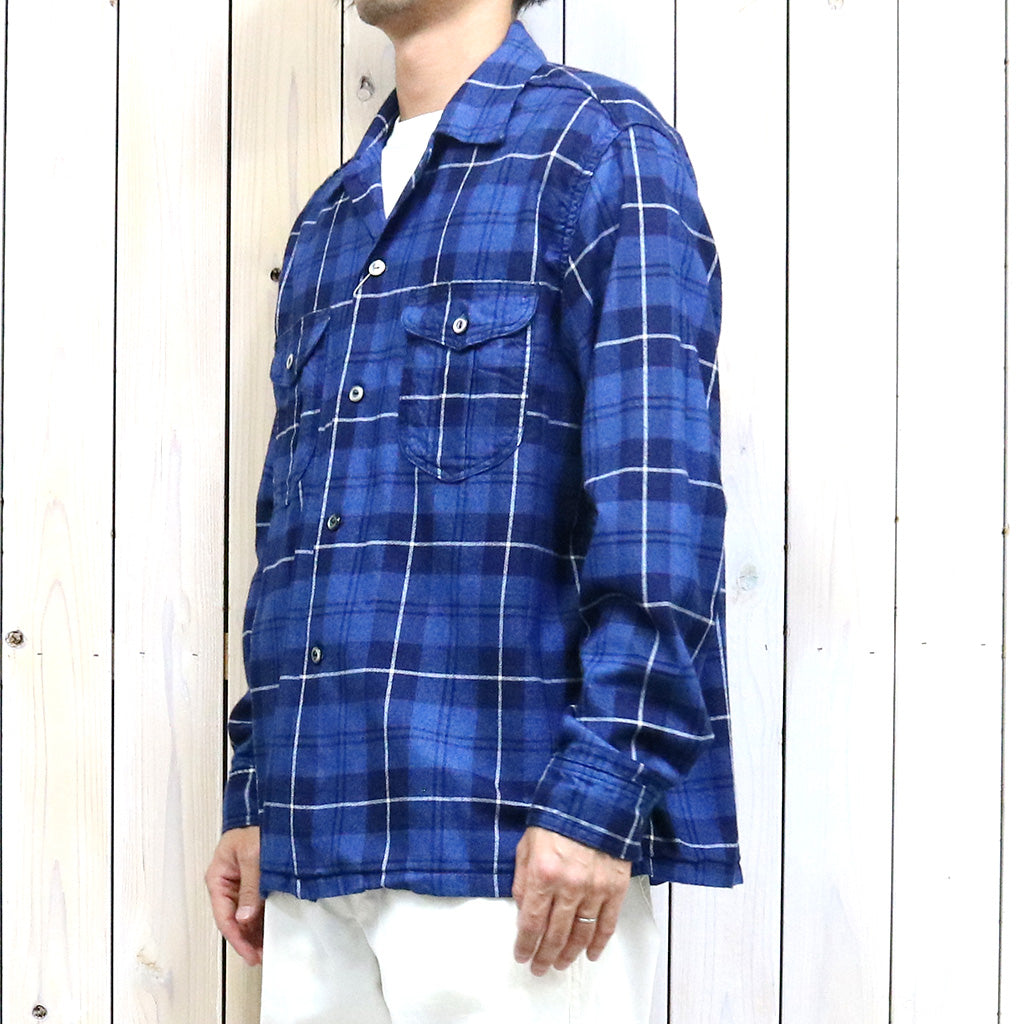 POST O'ALLS『New Shirt』(indigo check 3)