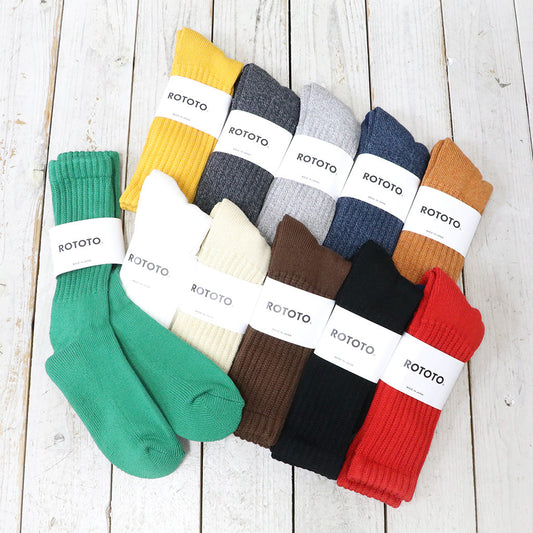 ROTOTO『LOOSE PILE CREW SOCKS』