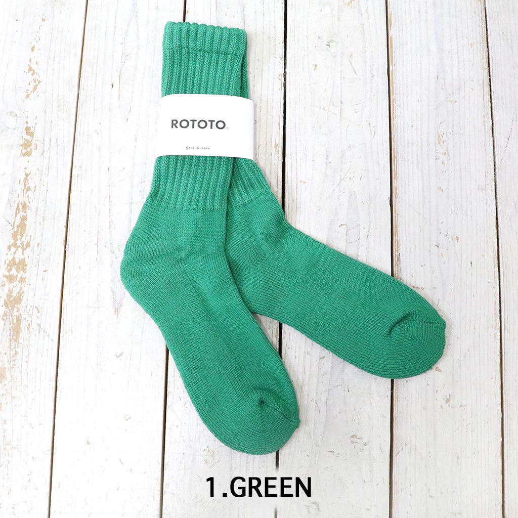 ROTOTO『LOOSE PILE CREW SOCKS』