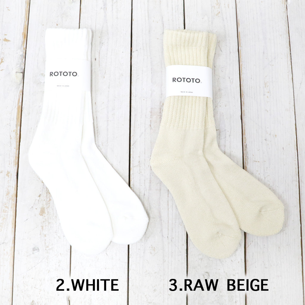 ROTOTO『LOOSE PILE CREW SOCKS』