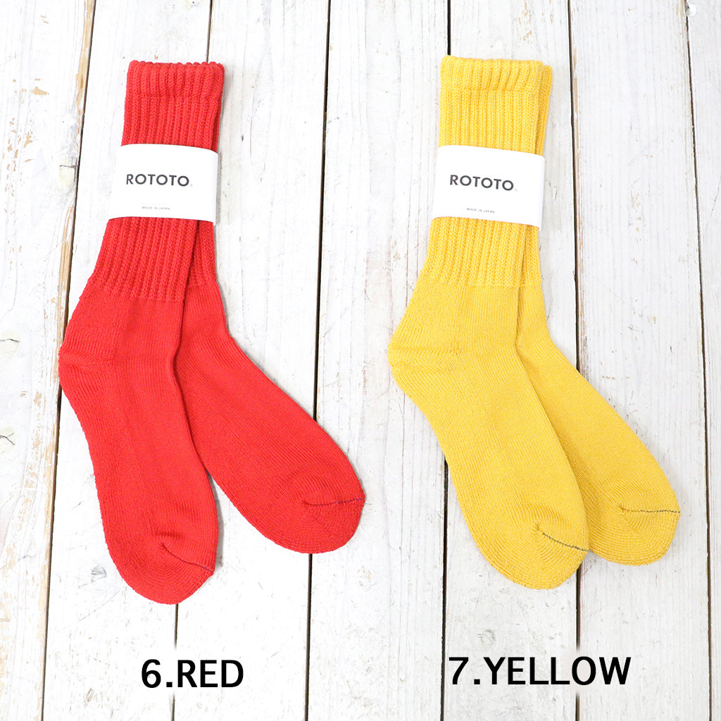 ROTOTO『LOOSE PILE CREW SOCKS』