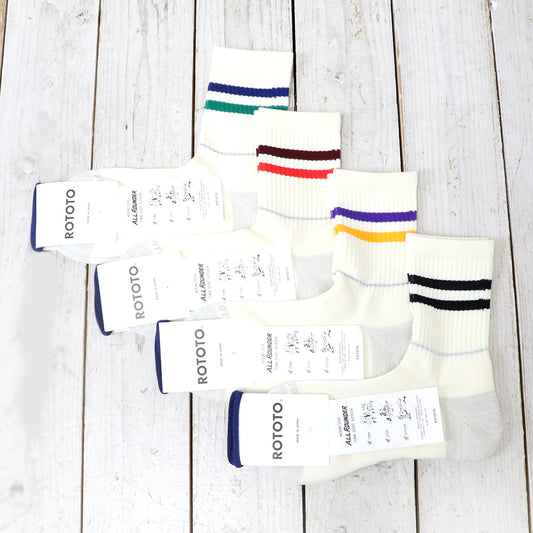 ROTOTO『ALLROUNDER “2 STRIPE MERINO CREW”』