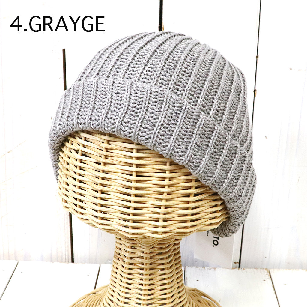 ROTOTO『CHUNKY COTTON SHORT BEANIE』