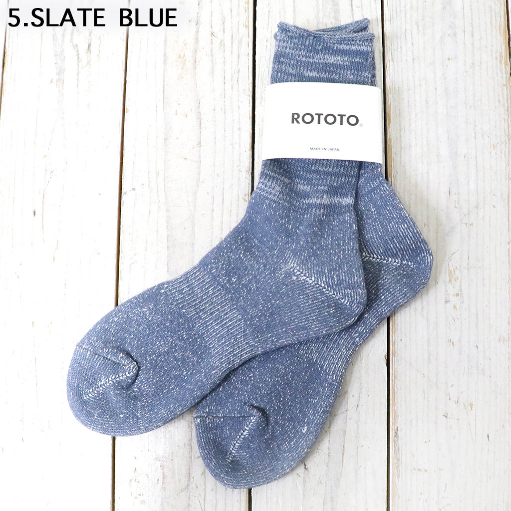 ROTOTO : WASHI PILE CREW SOCKS