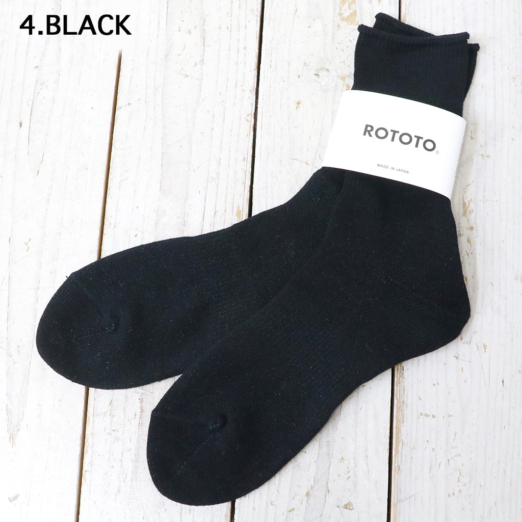 ROTOTO : WASHI PILE CREW SOCKS