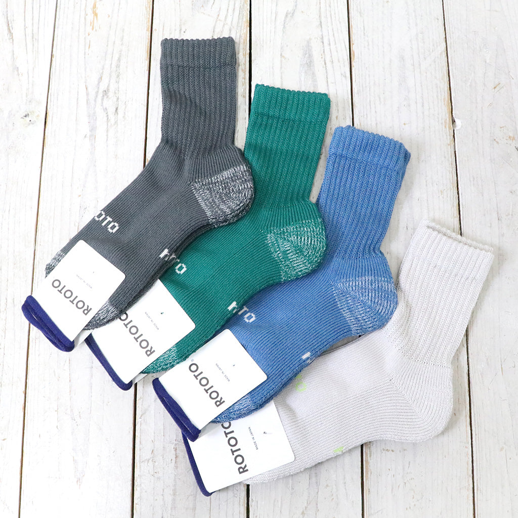 ROTOTO『EVERYDAY PILE MINI CREW SOCKS』