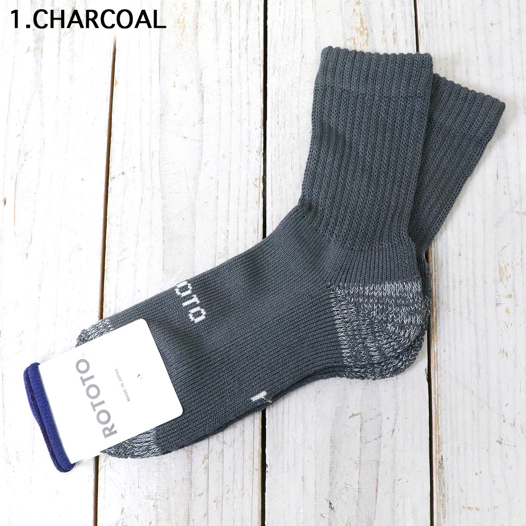 ROTOTO『EVERYDAY PILE MINI CREW SOCKS』