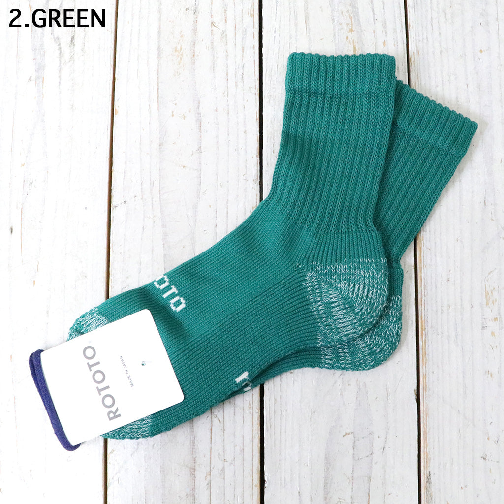 ROTOTO『EVERYDAY PILE MINI CREW SOCKS』